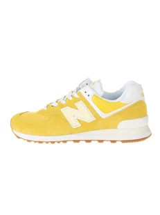 New Balance Skórzane sneakersy w kolorze żółtym - Trampki męskie - miniaturka - grafika 1