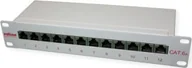 Kable komputerowe i do monitorów - Roline Patchpanel ROLINE 10, 12 portów, kat. 6A klasa EA, ekranowany - miniaturka - grafika 1