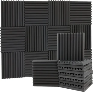 Pianka na ścianę akustyczna dekoracyjna 3m2 kwadrat mata gąbka miękka 5cm - Dekoracje domu - miniaturka - grafika 1