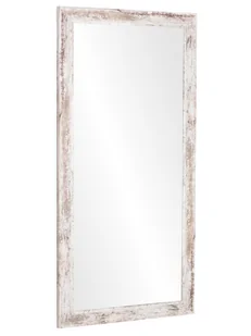 Lustro Profilmat w ramie SHABBY BIAŁY 100X50 PREMIUM - Lustra - miniaturka - grafika 1