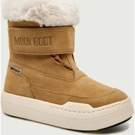 Buty dla dziewczynek - Moon Boot Śniegowce JR PARK STRAPzamsz shearling - miniaturka - grafika 1