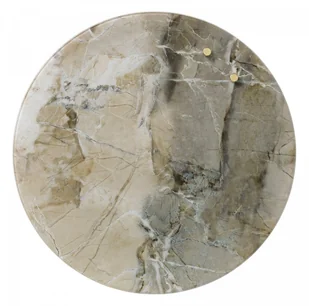 NAGA Magnetisk glastavle cirkel 35 cm beige marmor Beige Marmor 37x3,5x37mm 1stk - Tablice dla dzieci - miniaturka - grafika 1