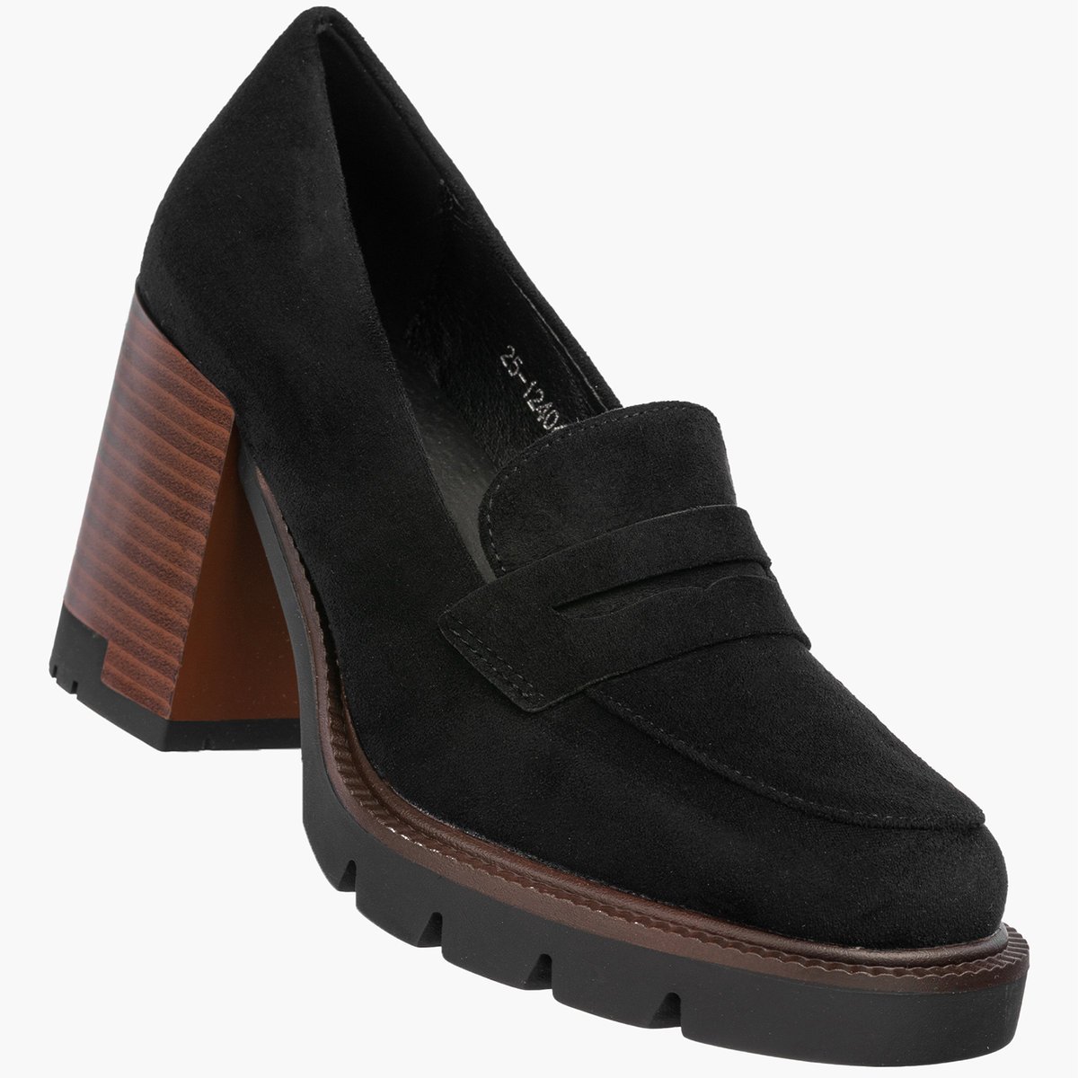 Mokasyny Damskie Buty Eleganckie Półbuty Skórzana Wkładka Czarne Potocki 37
