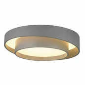 Lampy sufitowe - Plafoniera Bialto CGBIALTOGRAY COPEL LED 36W 3000K okręgi do salonu szara - miniaturka - grafika 1