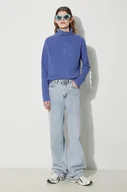 Bluzy damskie - Columbia bluza sportowa Glacial IV kolor granatowy gładka - miniaturka - grafika 1