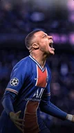 Podkładki pod mysz - PODKŁADKA POD MYSZ Z Nadrukiem 22x18 cm Kylian Mbappe PSG Tekst Prezent - miniaturka - grafika 1