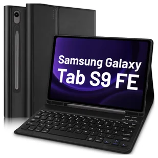 Etui z klawiaturą z miejscem na rysik do Samsung Galaxy Tab S9 FE 10.9" Alogy Keyboard Case Czarne - Pozostałe akcesoria do telefonów - miniaturka - grafika 1