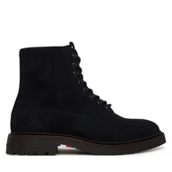 Botki męskie - Kozaki Tommy Hilfiger Comfort Lwt FM0FM05594 Granatowy - miniaturka - grafika 1