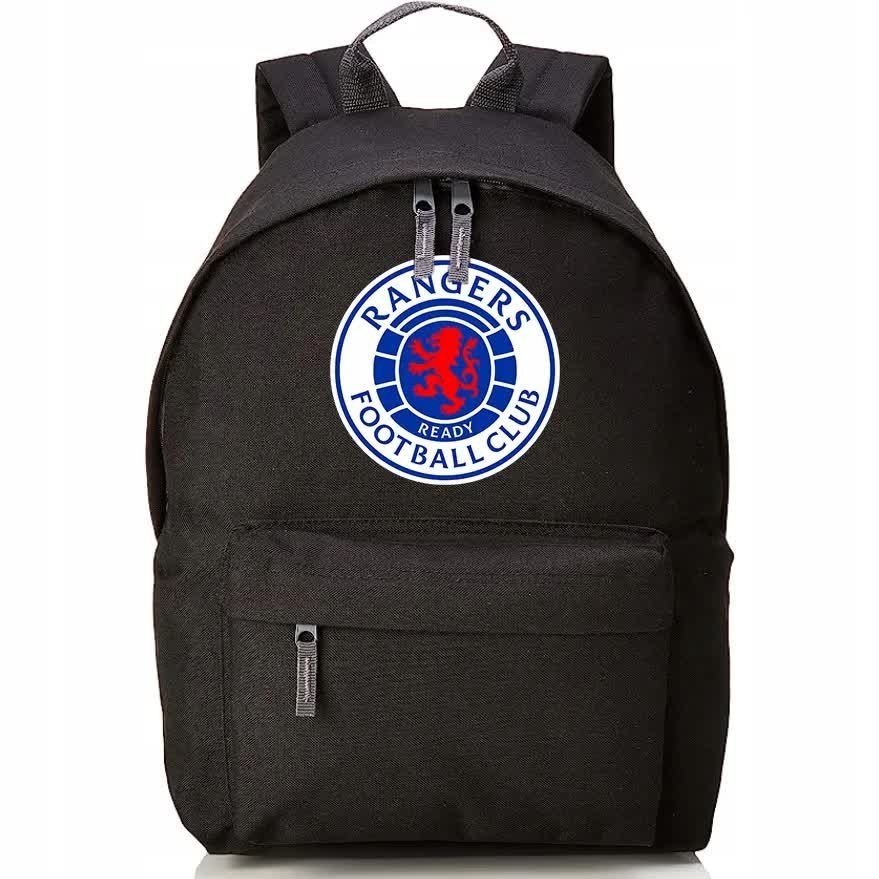 PLECAK DO SZKOŁY CZARNY Sportowy Kluby Piłkarskie RANGERS F.C. PIŁKA Wzory