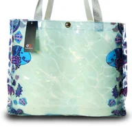 Torebki damskie - Duża Torba Ramienna Plażowa Ze Wzorem Wieloryba - miniaturka - grafika 1