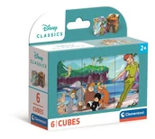 Układanki dla dzieci - Clementoni, Klocki Sześcienne, Disney Classic, 6 el. - miniaturka - grafika 1