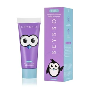 Seysso Kids Penguin Pasta do zębów dla dzieci 0-6 lat - Pasty do zębów - miniaturka - grafika 1