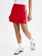 Spódnice - adidas Originals Damska mini spódniczka - Mini spódniczka Kobiety czerwony jednolity, S - miniaturka - grafika 1