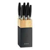 Noże kuchenne - Ambition ZESTAW NOŻY MAGNAT 7 EL W BLOKU 51229 - miniaturka - grafika 1