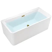 Wanny - Wanna wolnostojąca złoty przelew oraz korek przyścienna 170 cm Sofia Hydrosan - miniaturka - grafika 1