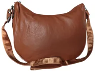 Torebki damskie - Torebka Damska, Miejska Stylowa Mała Listonoszka na Ramię, Kolor Brązowy - miniaturka - grafika 1