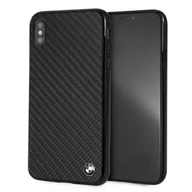 Etui i futerały do telefonów - BMW Hardcase do iPhone XS Max czarny/black Siganture-Carbon BMHCI65MBC - miniaturka - grafika 1