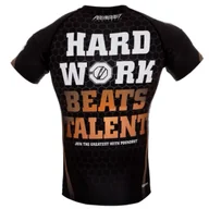 Kimona, stroje i obuwie - Poundout Rashguard Krótki Rękaw Hard Work - miniaturka - grafika 1