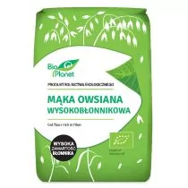 Bio Planet Mąka owsiana wysokobłonnikowa BIO 1kg - Mąka - miniaturka - grafika 1