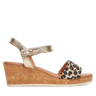 Sandały Marco Tozzi 2-28026-44 Beżowy - Sandały damskie - miniaturka - grafika 1