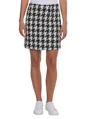 Spódnice - Spódnica damska Tommy Hilfiger Wool Blend Houndst Short Skirt elegancka-XXS - miniaturka - grafika 1