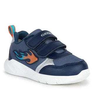 Buty dla chłopców - Sneakersy Geox B Sprintye Boy B354UC 0FU54 C4M2T S Dk Blue/Orange - grafika 1