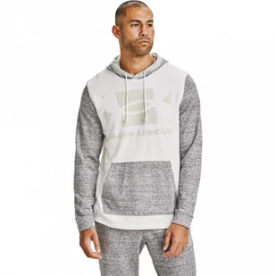 Męska bluza treningowa nierozpinana z kapturem Under Armour - szara - UNDER ARMOUR - Bluzy sportowe męskie - miniaturka - grafika 1