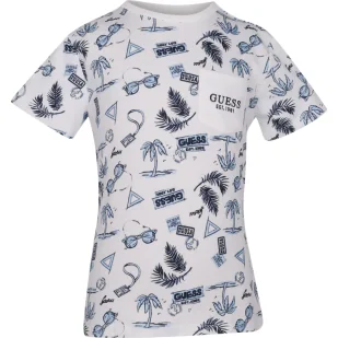Guess T-shirt Regular Fit - Koszulki dla chłopców - miniaturka - grafika 1