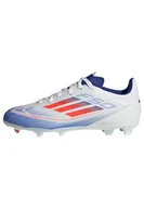 Piłka nożna - adidas Buty piłkarskie F50 League Firm Ground do piłki nożnej, FTWR Białe/Solar Red/Lucid Blue, 35, Ftwr White Solar Red Lucid Blue, 35 EU - miniaturka - grafika 1
