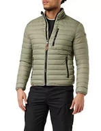 Kurtki męskie - camel active Kurtka męska, lekka, pikowana kurtka bez kaptura, jasnozielony (khaki), 25 - miniaturka - grafika 1