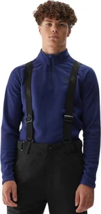 4f Bluza polarowa męska 4F M044 granat 4FWAW24UFLEM044 31S M - Bluzy męskie - miniaturka - grafika 1