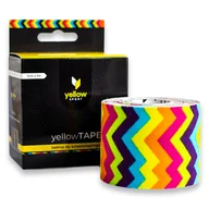 Akcesoria do rehabilitacji - yellowTAPE Taśma Do Kinesiotapingu 5cm Tęczowy Zygzak - miniaturka - grafika 1