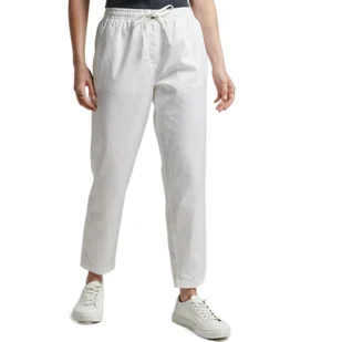 Spodnie damskie Superdry Studios Linen Jogger lniane-M - Spodnie damskie - miniaturka - grafika 1