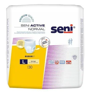 Zestaw SENI Active Normal L, 3x 30szt. - Elastyczne majtki chłonne - Pieluchy dla dorosłych Zestaw SENI Active Normal L, 3x 30szt. - Elastyczne majtki chłonne - Pieluchy dla dorosłych - miniaturka - grafika 2