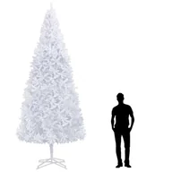 Choinki - Sztuczna choinka Living Store 400 cm biała - miniaturka - grafika 1