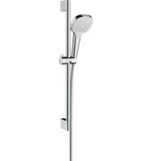 Zestawy prysznicowe - Hansgrohe Select Zestaw prysznicowy Croma Select E Vario 0,65 m biały chrom 2658 - miniaturka - grafika 1