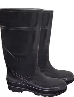 Lemigo Buty kalosz męskie nieocieplane bart czarne rozmiar 45 - Obuwie robocze - miniaturka - grafika 1