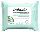 Chusteczki nawilżane - Chusteczki nawilżane do demakijażu Babaria Aloe Vera Facial Cleansing Wipes 25 szt - miniaturka - grafika 1