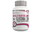 Witaminy i minerały dla sportowców - BioTech Multivitamin for Women + Antioxidant 60 tabs - miniaturka - grafika 1