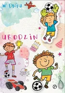 Kartki okolicznościowe i zaproszenia - Kartka urodzinowa dla piłkarza DK672 - miniaturka - grafika 1