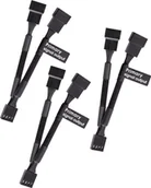 Kable komputerowe i do monitorów - Thermaltake 4-pin - 4-pin x2, 0.11m, Czarny AC-060-CO1OTN-F1 - miniaturka - grafika 1