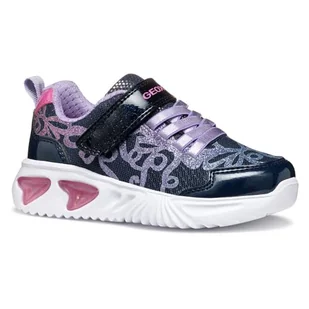 Geox J Assister Girl A, Trampki dziewczęce, Wielobarwna, 30 EU - Buty dla dziewczynek - miniaturka - grafika 1