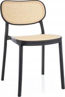 Fotele i krzesła ogrodowe - Signal Krzesło ogrodowe tarasowe BALI efekt rattanu/czarny - miniaturka - grafika 1