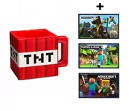 Gadżety dla graczy - Kubek Plastikowy MINECRAFT - TNT + Magnes - miniaturka - grafika 1