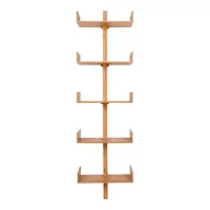 Półki do salonu - Piętrowa bambusowa półka 50 cm Villa – House Nordic - miniaturka - grafika 1