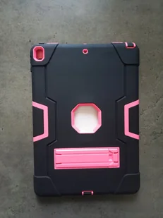 Etui Case do iPad 10,5 Pancerne Czarne z Różowym - Etui do tabletów - miniaturka - grafika 1