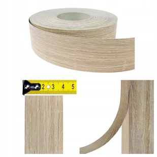 Obrzeże Meblowe Z Klejem Dąb Sonoma Na Regał Stół Meble Biurko 40mm x 5m - Meble modułowe i akcesoria - miniaturka - grafika 1
