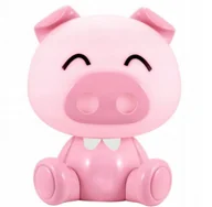 Lampy stojące - Lampka Lampa Nocna Led Świnka Dla Dziecka Różowa - miniaturka - grafika 1