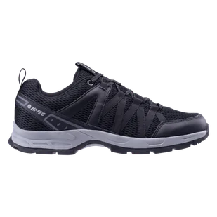 Męskie Buty HI-TEC DELSON LOW M000273404 – Czarny - Buty trekkingowe męskie - miniaturka - grafika 1