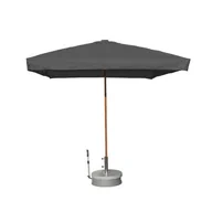 Parasole ogrodowe - Gastro Magic Junior 240x240 Alu Wood z falbanką - parasol ogrodowy - miniaturka - grafika 1